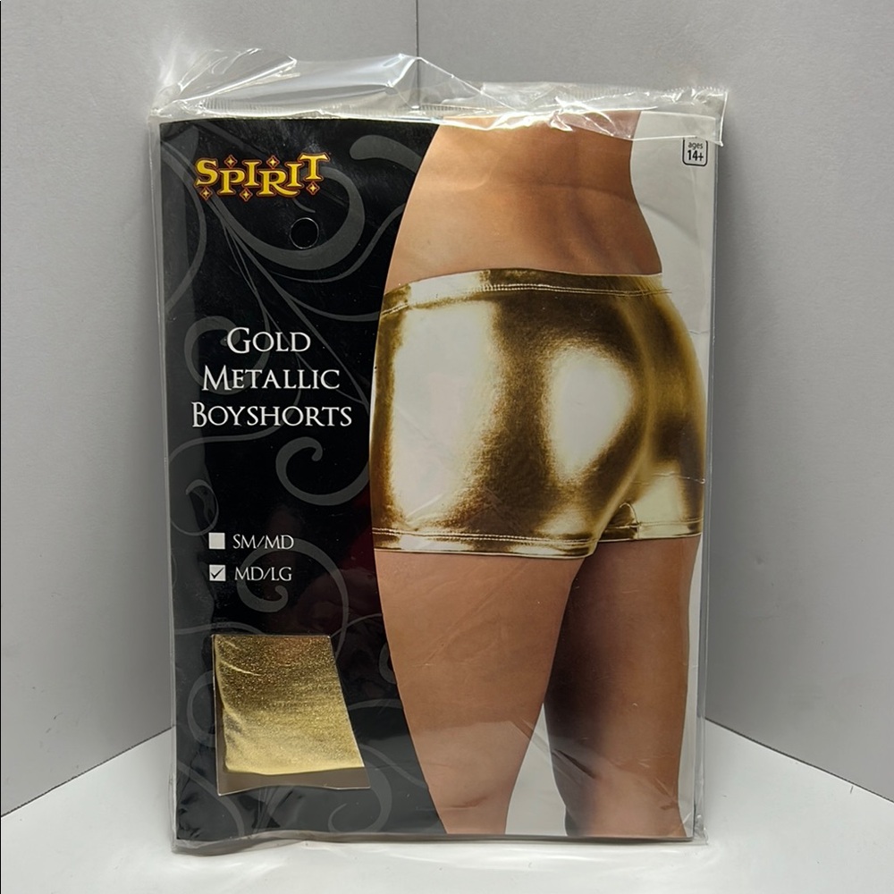 Spirit Gold Metallic Women Shorts